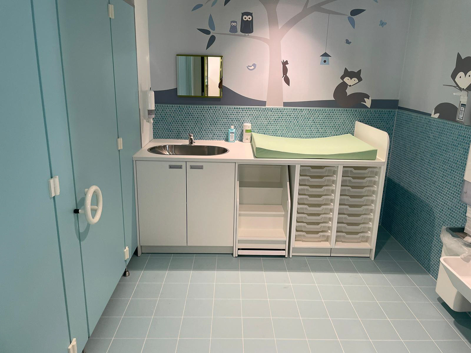 Kindergarten Wickelbereich